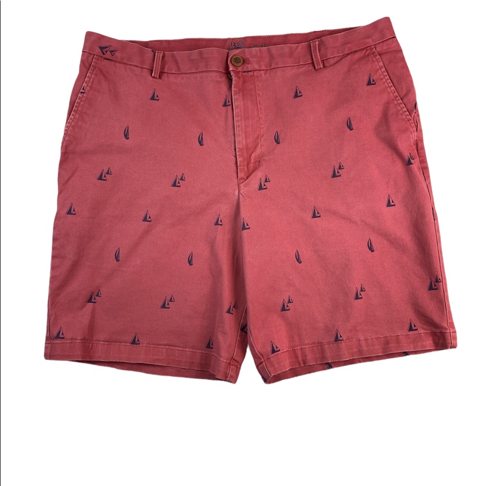 Izod Saltwater Stretch Chino Shorts, Size 38